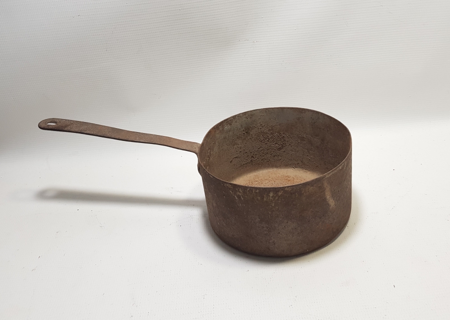 OSMANLI DÖNEMİ EL YAPIMI NADİR TİPTE KAVURMA TAVASI