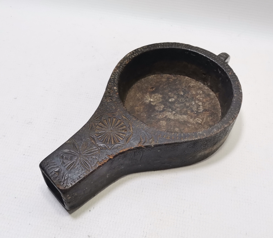 OSMANLI DÖNEMİ NADİR FORMDA AHŞAP KAHVE SOĞUDANI