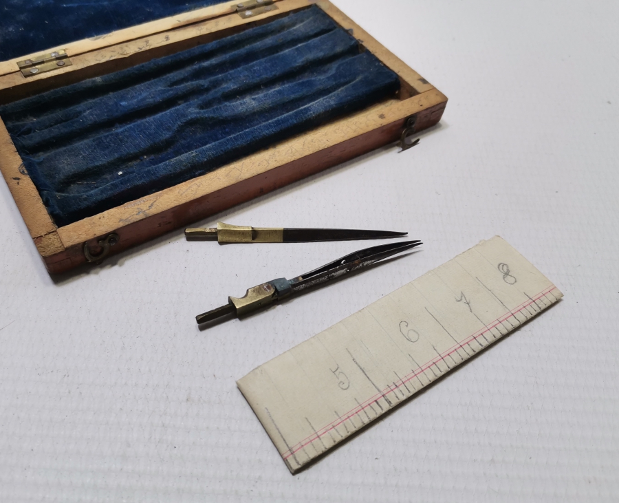 OSMANLI DÖNEMİ NADİR PERGEL KUTUSU