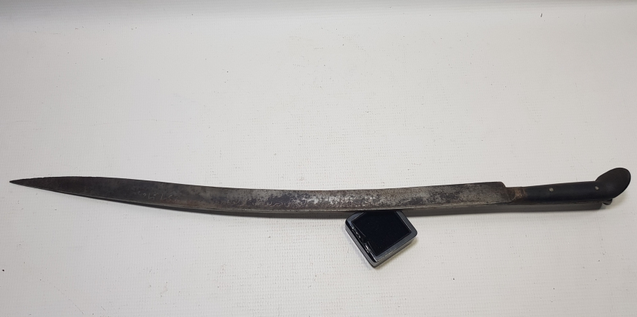 İKİ YÜZÜ YAZILI OSMANLI DÖNEMİ NADİR TİPTE EFE - ZEYBEK YATAĞANI