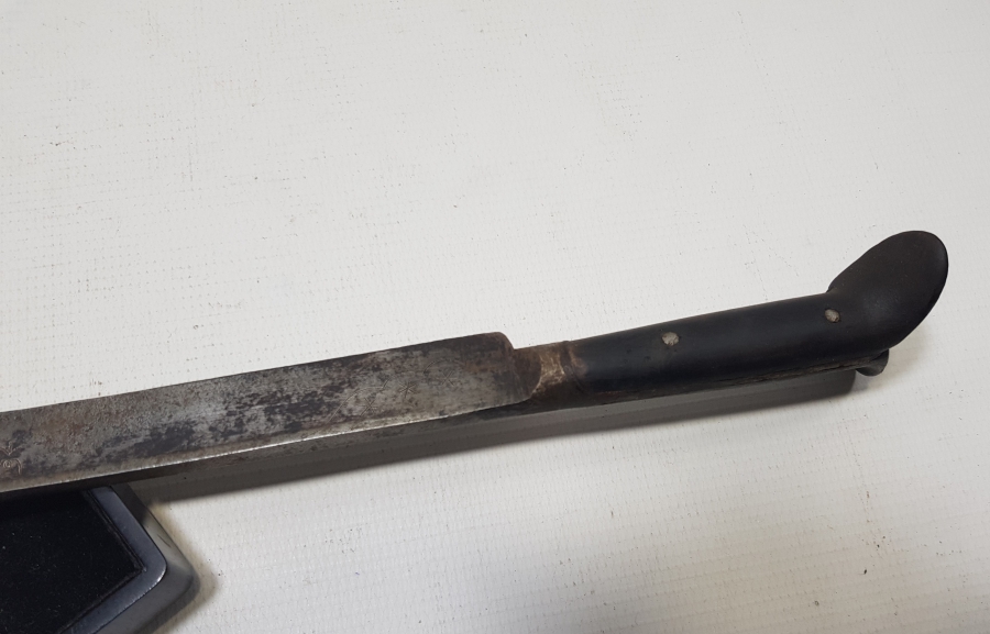 İKİ YÜZÜ YAZILI OSMANLI DÖNEMİ NADİR TİPTE EFE - ZEYBEK YATAĞANI