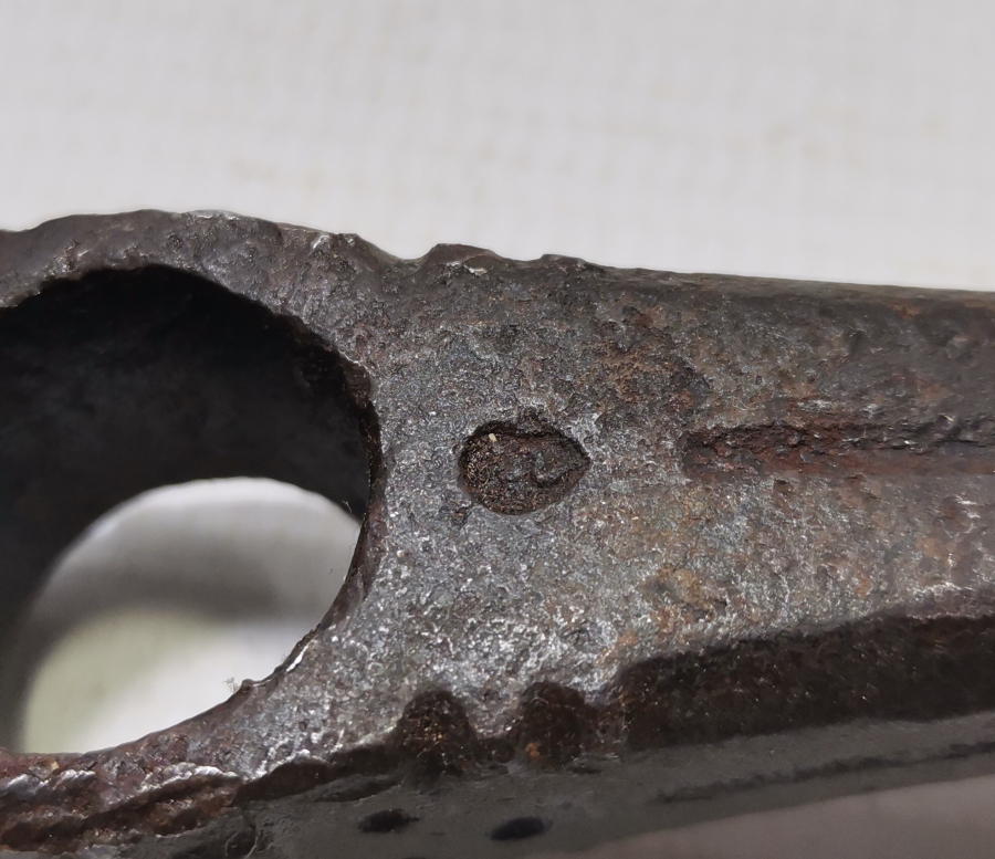 OSMANLI DÖNEMİ NADİR TİPTE USTA DAMGALI DERVİŞ TEBERİ