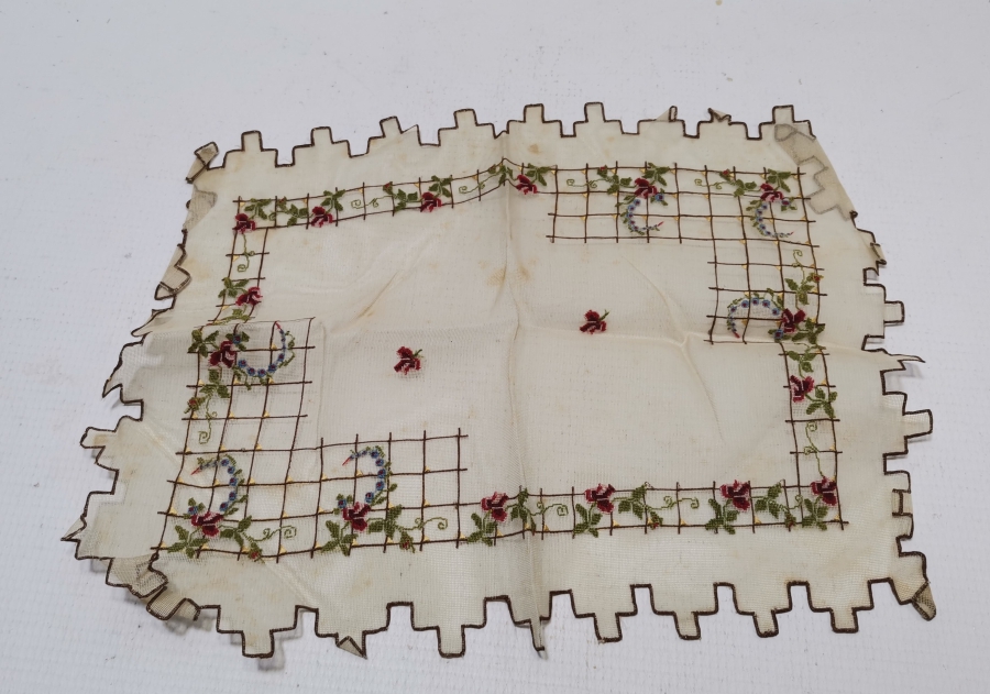 TAMAMI EL İŞİ ANTİKA LEVANTEN TABAK ALTLIĞI