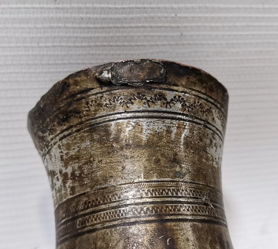 ÜZERİ YAZILI OSMANLI DÖNEMİ NADİR TİPTE BARDAK