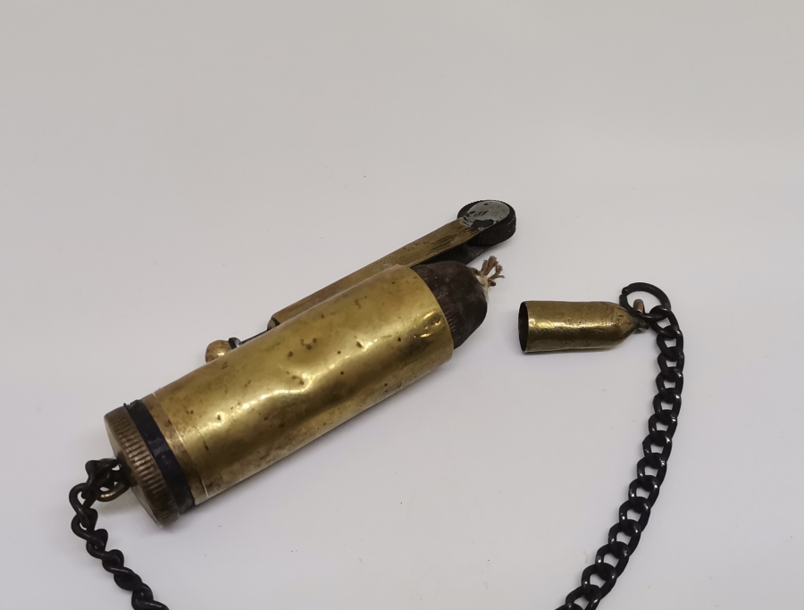 OSMANLI DÖNEMİ NADİR EL YAPIMI SUBAY ÇAKMAĞI