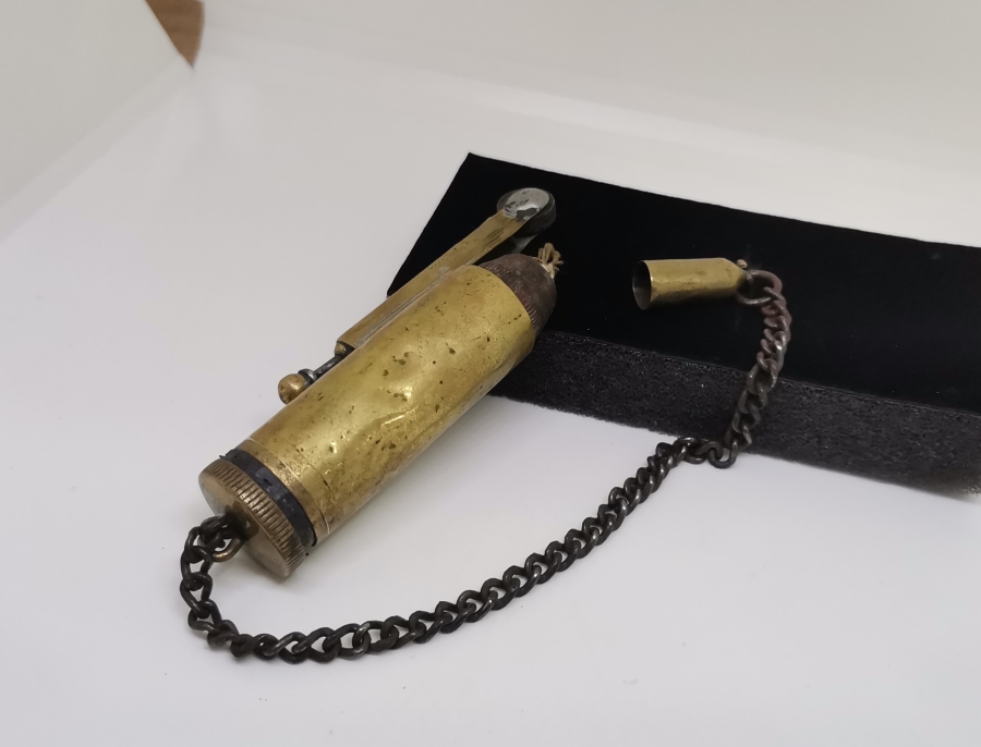 OSMANLI DÖNEMİ NADİR EL YAPIMI SUBAY ÇAKMAĞI