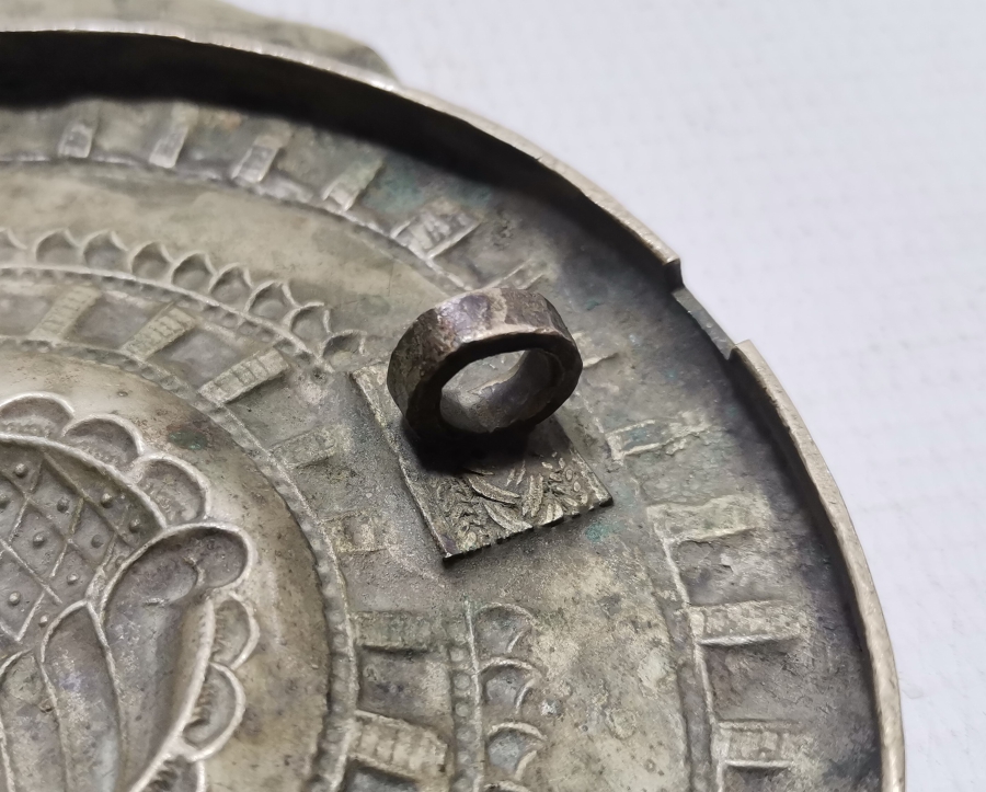 OSMANLI DÖNEMİ KABARTMA İŞÇİLİKLİ KASTAMONU YÖRESİ GELİN KEMERİ PARÇASI