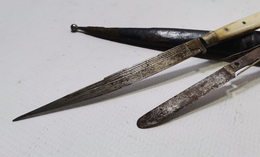 OSMANLI DÖNEMİ ÇİFT SÜRMENE KAMA