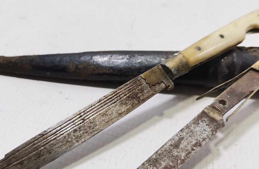 OSMANLI DÖNEMİ ÇİFT SÜRMENE KAMA