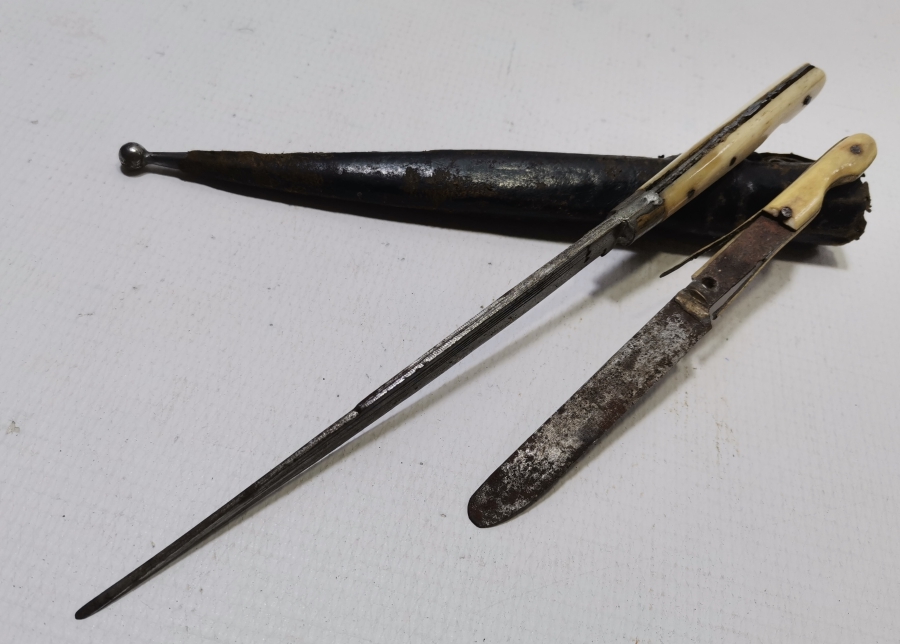 OSMANLI DÖNEMİ ÇİFT SÜRMENE KAMA