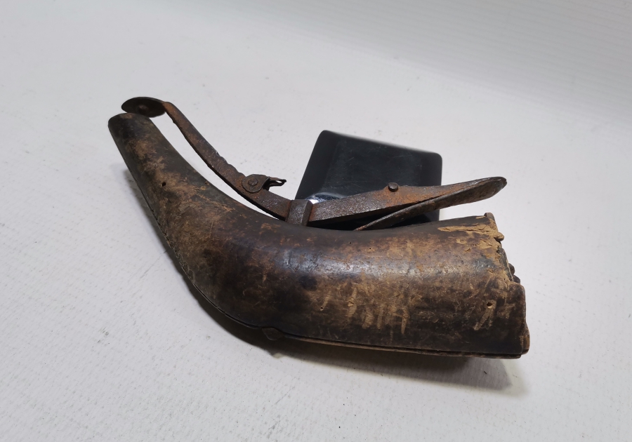 OSMANLI DÖNEMİ EL YAPIMI NADİR PİŞTOV BARUTLUĞU