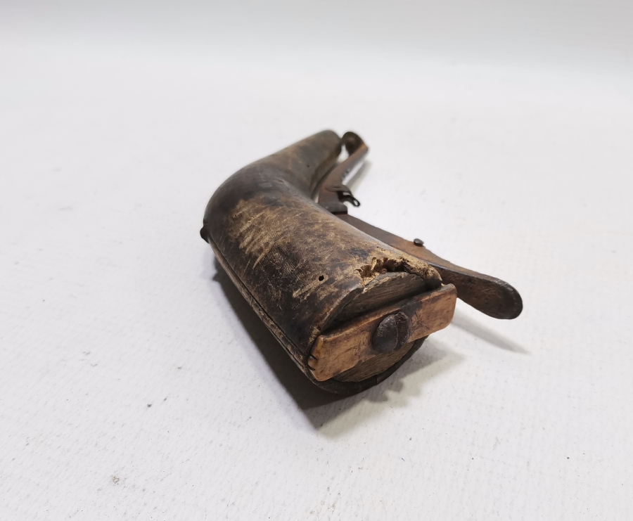 OSMANLI DÖNEMİ EL YAPIMI NADİR PİŞTOV BARUTLUĞU