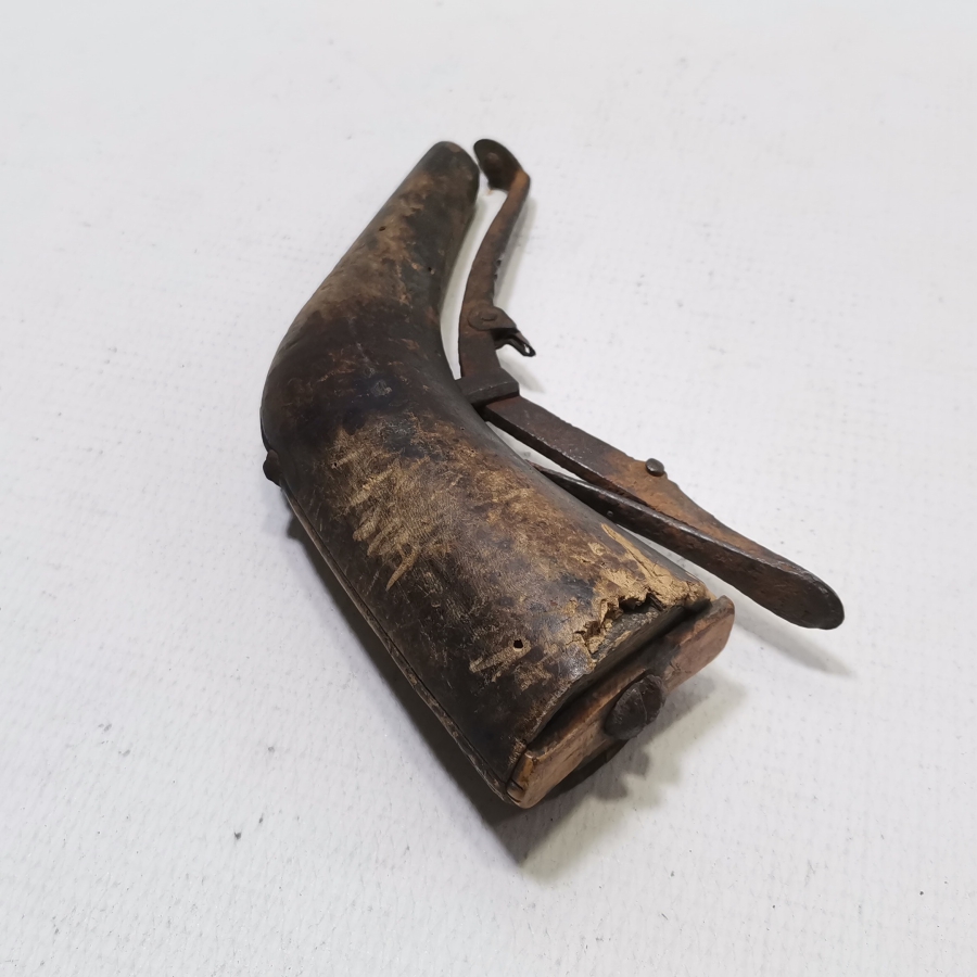 OSMANLI DÖNEMİ EL YAPIMI NADİR PİŞTOV BARUTLUĞU