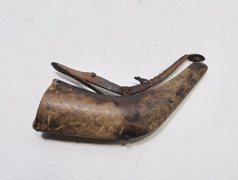 OSMANLI DÖNEMİ EL YAPIMI NADİR PİŞTOV BARUTLUĞU