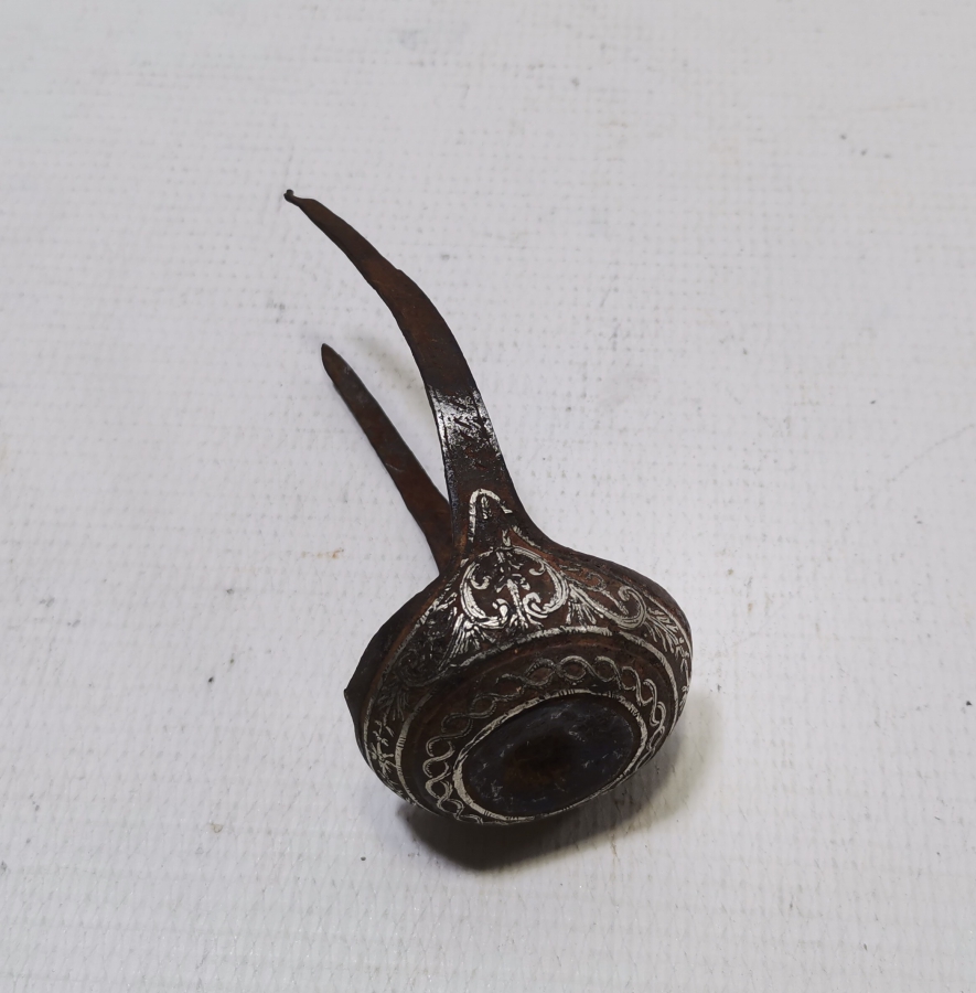 ÜZERİ GÜMÜŞ ÇAKMA İŞÇİLİKLİ OSMANLI DÖNEMİ PİŞTOV ÇANAĞI