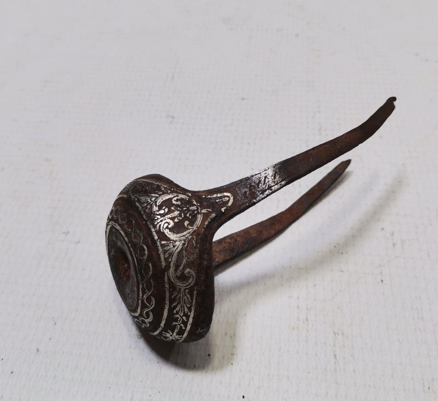 ÜZERİ GÜMÜŞ ÇAKMA İŞÇİLİKLİ OSMANLI DÖNEMİ PİŞTOV ÇANAĞI