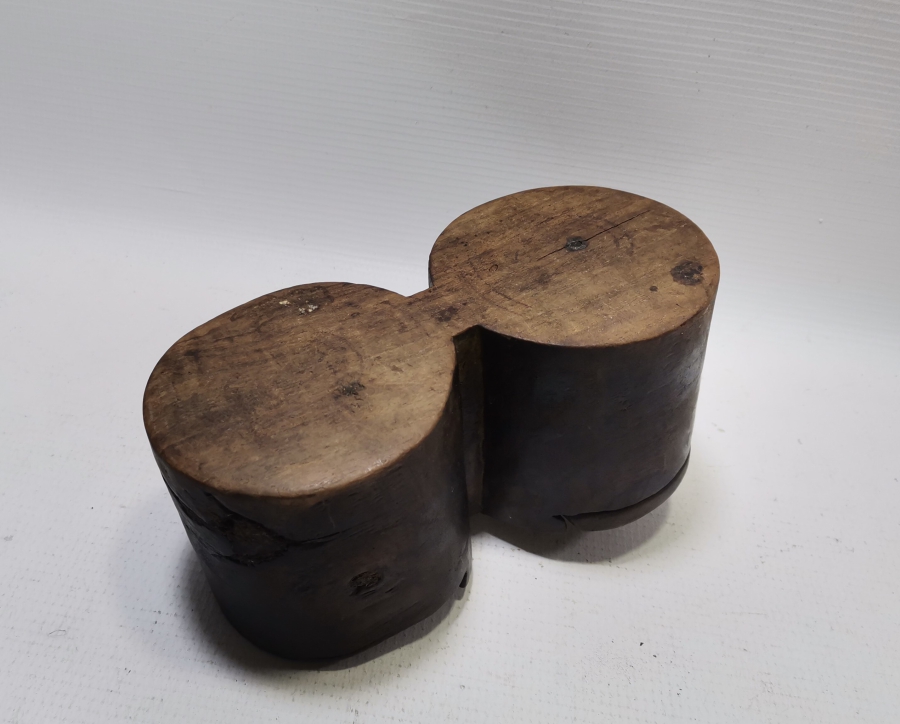 OSMANLI DÖNEMİ EL YAPIMI AHŞAP ÇİFT GÖZLÜ KAHVE KUTUSU