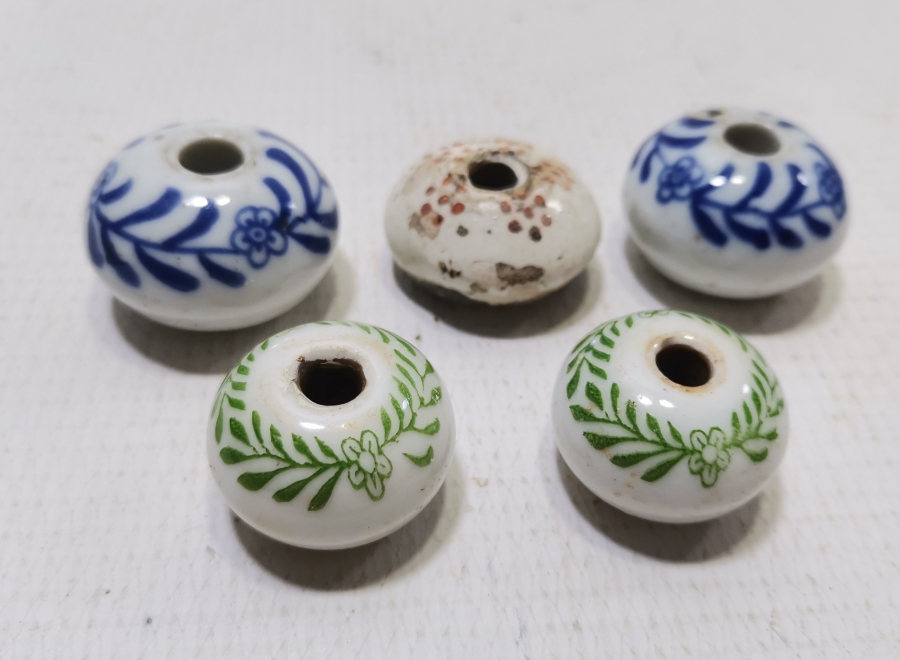 OSMANLI DÖNEMİ EL BOYAMA NADİR ÇEKMECE KULPLARI LOTU