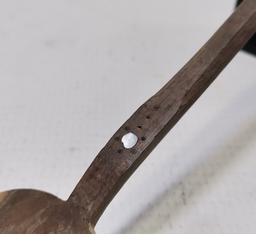 ÜZERİ SEDEF ÇAKMA İŞÇİLİKLİ OSMANLI DÖNEMİ TEKKE İŞİ HOŞAF KAŞIĞI