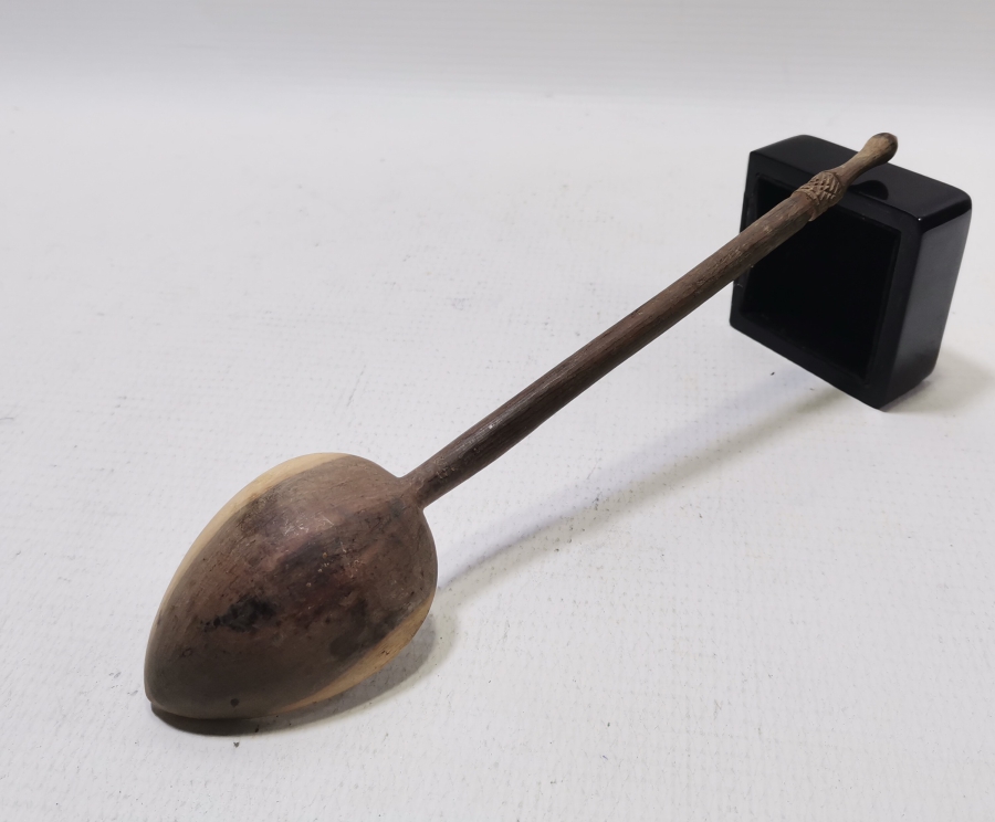 ÜZERİ SEDEF ÇAKMA İŞÇİLİKLİ OSMANLI DÖNEMİ TEKKE İŞİ HOŞAF KAŞIĞI