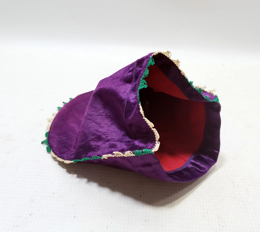 OSMANLI DÖNEMİ BÜYÜK BOY İĞNE OYALI KESE