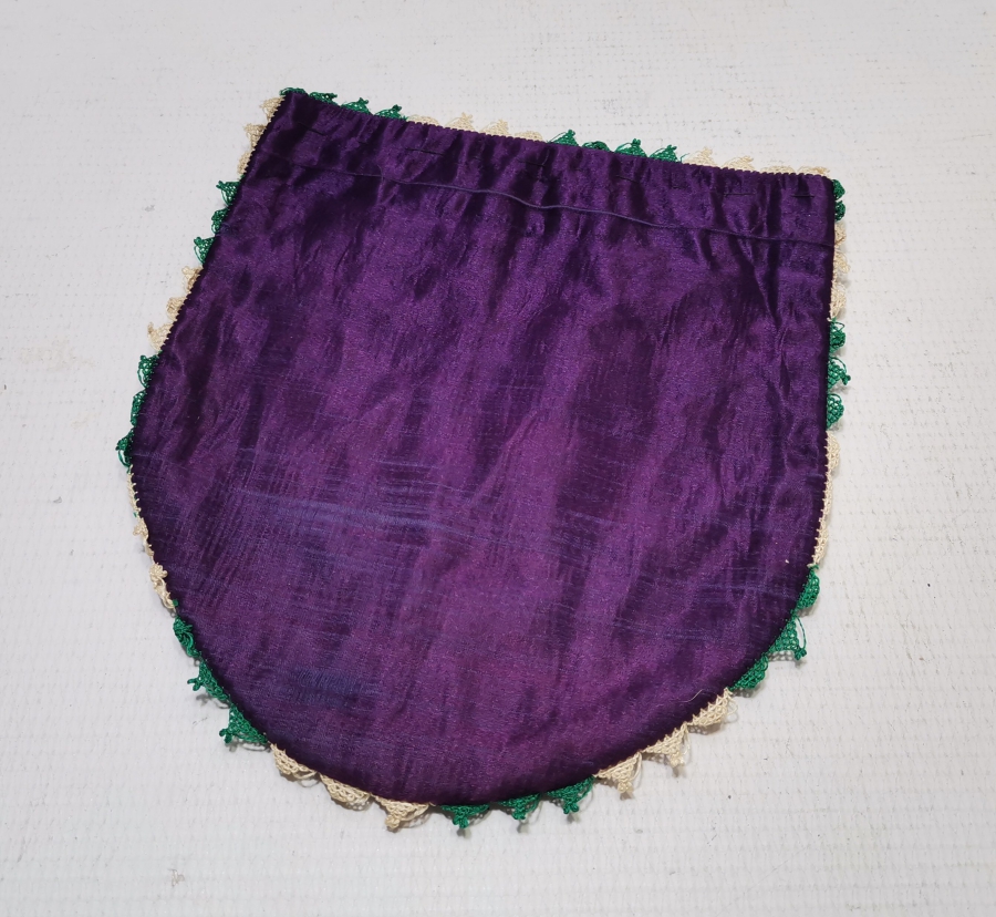 OSMANLI DÖNEMİ BÜYÜK BOY İĞNE OYALI KESE