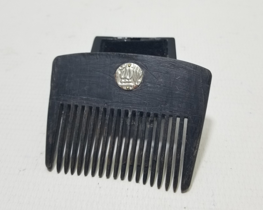 ÜZERİ GÜMÜŞ APLİKLİ OSMANLI DÖNEMİ TARAK