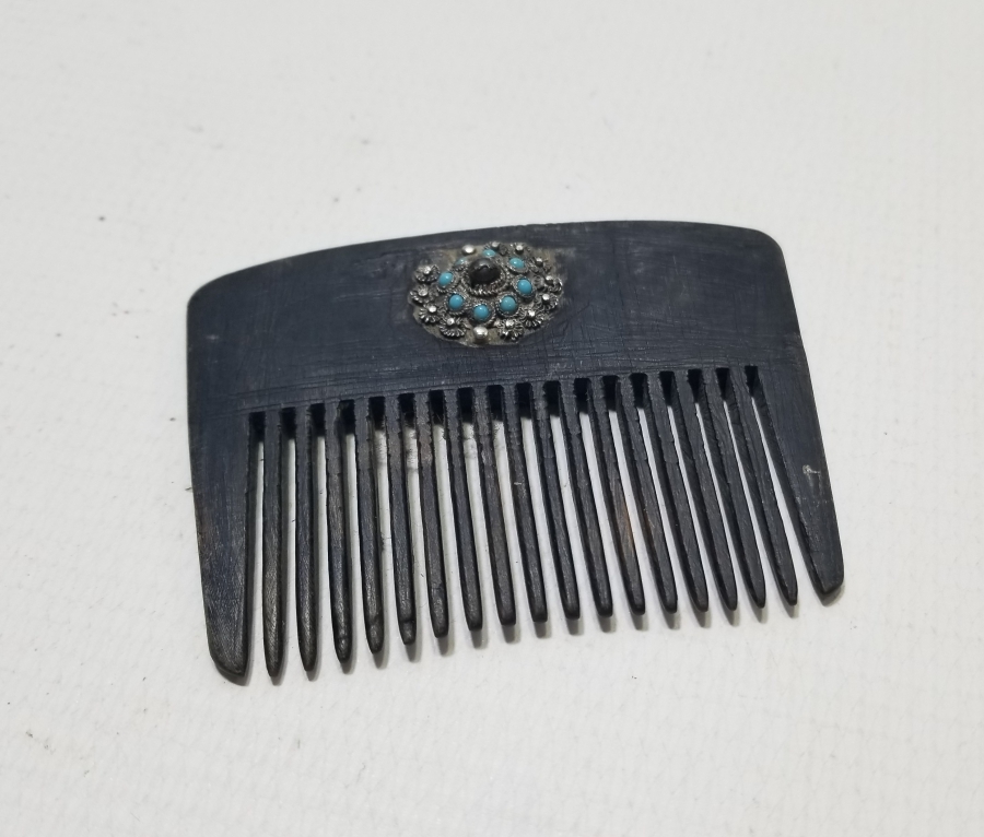 ÜZERİ GÜMÜŞ APLİKLİ OSMANLI DÖNEMİ TARAK