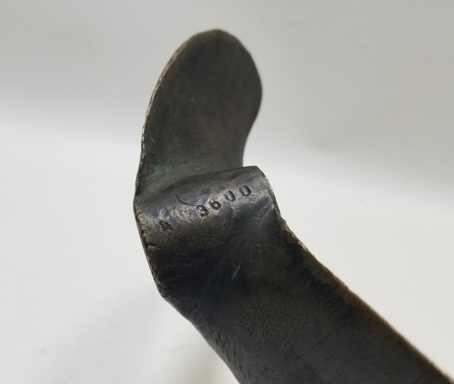 ÜZERİ SERİ NUMARALI OSMANLI DÖNEMİ PİRİNÇ TEKNE PERVANESİ