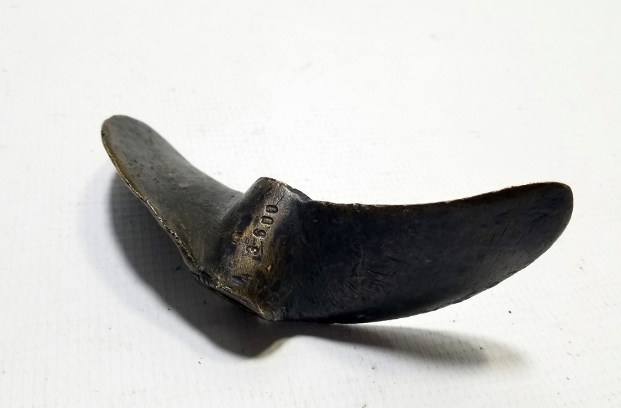 ÜZERİ SERİ NUMARALI OSMANLI DÖNEMİ PİRİNÇ TEKNE PERVANESİ