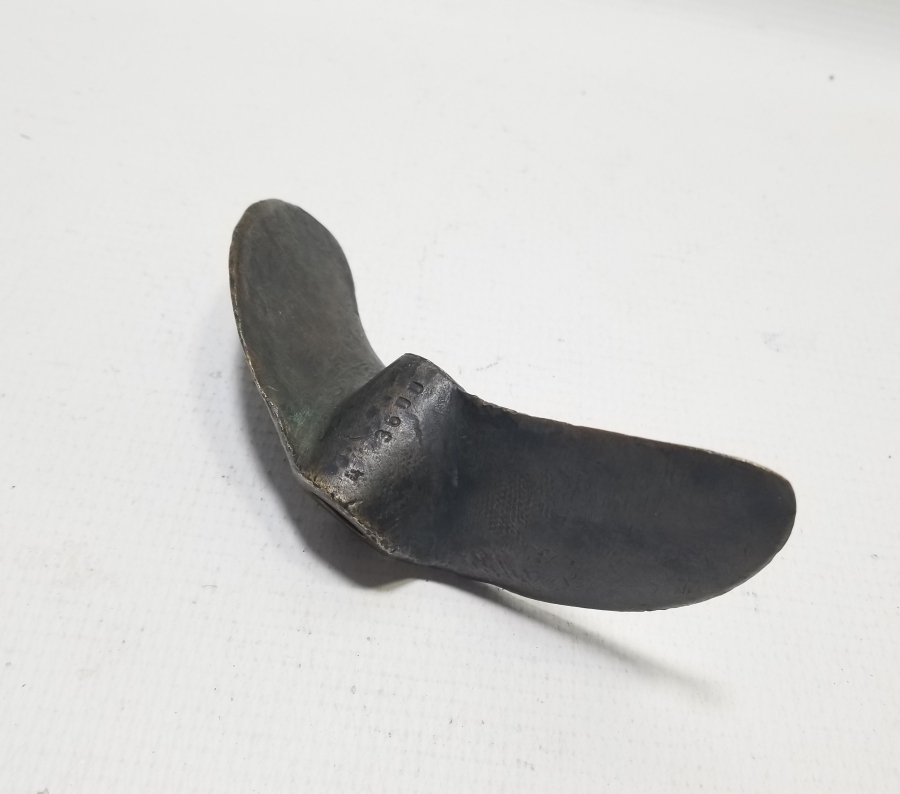 ÜZERİ SERİ NUMARALI OSMANLI DÖNEMİ PİRİNÇ TEKNE PERVANESİ