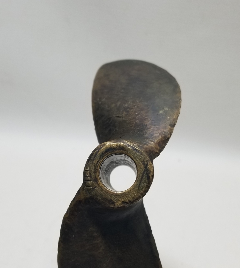 ÜZERİ SERİ NUMARALI OSMANLI DÖNEMİ PİRİNÇ TEKNE PERVANESİ