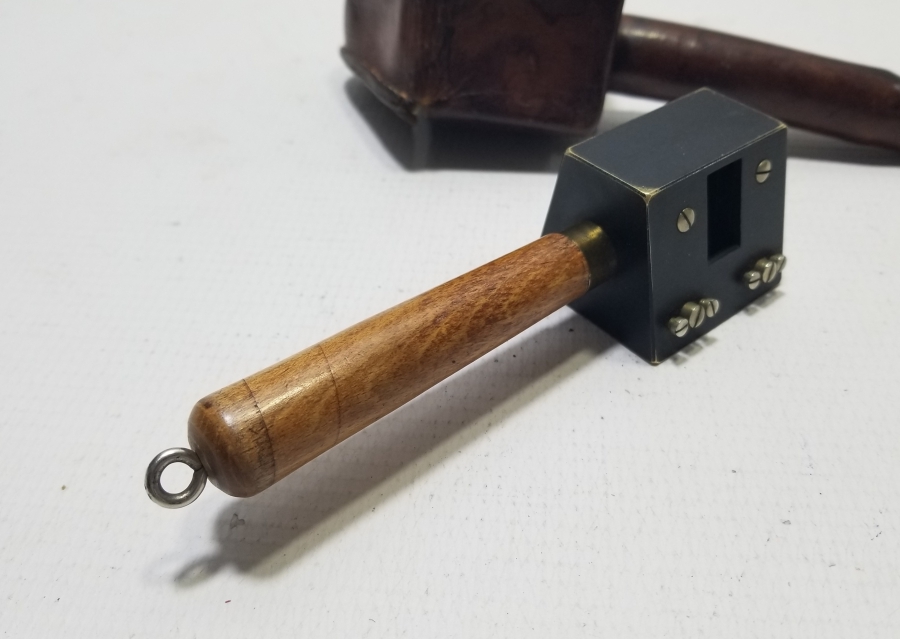 ORİJİNAL DERİ KILIFINDA OSMANLI DÖNEMİ NADİR HARİTACI BÜYÜTECİ - ÖLÇEĞİ