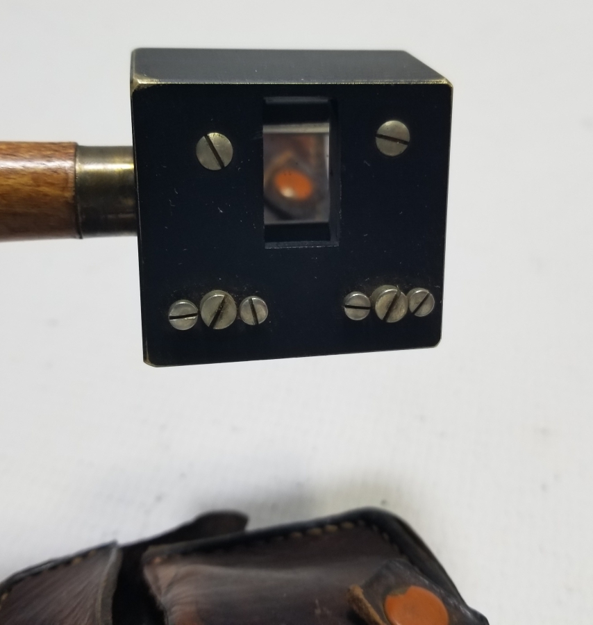 ORİJİNAL DERİ KILIFINDA OSMANLI DÖNEMİ NADİR HARİTACI BÜYÜTECİ - ÖLÇEĞİ