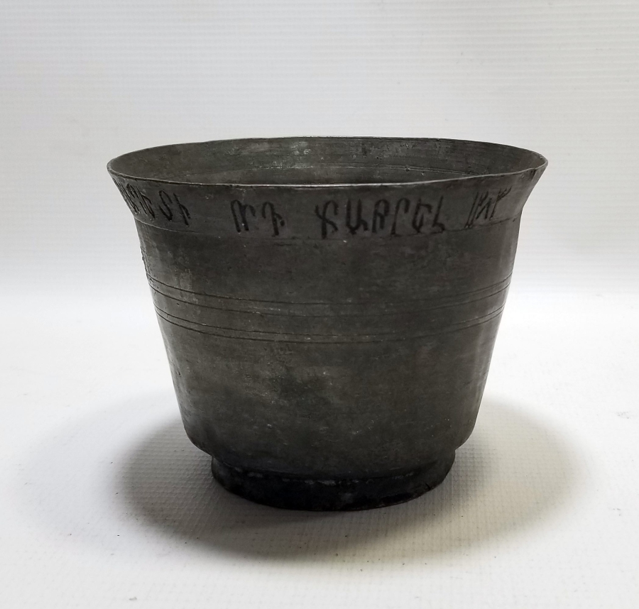 ÜZERİ ERMENİCE YAZILI OSMANLI DÖNEMİ ÇORBA TASI