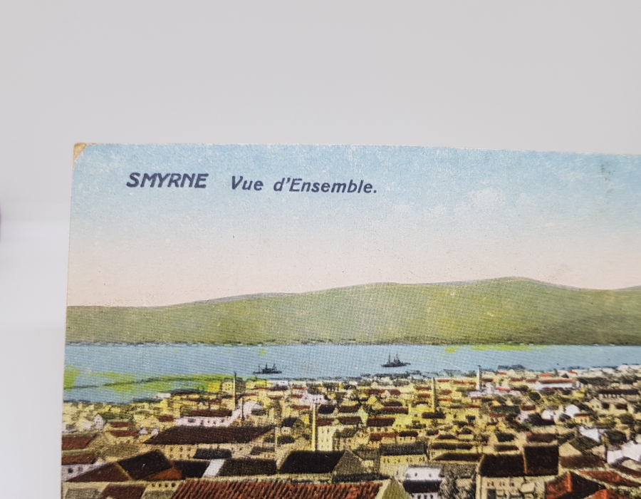 OSMANLI DÖNEMİ RENKLENDİRİLMİŞ İZMİR KARTPOSTAL