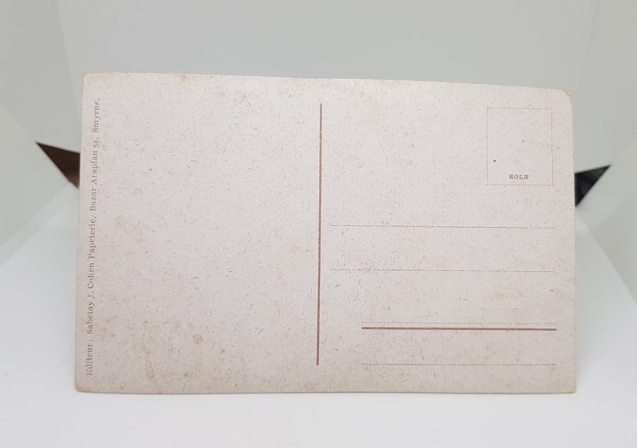 OSMANLI DÖNEMİ RENKLENDİRİLMİŞ İZMİR KARTPOSTAL