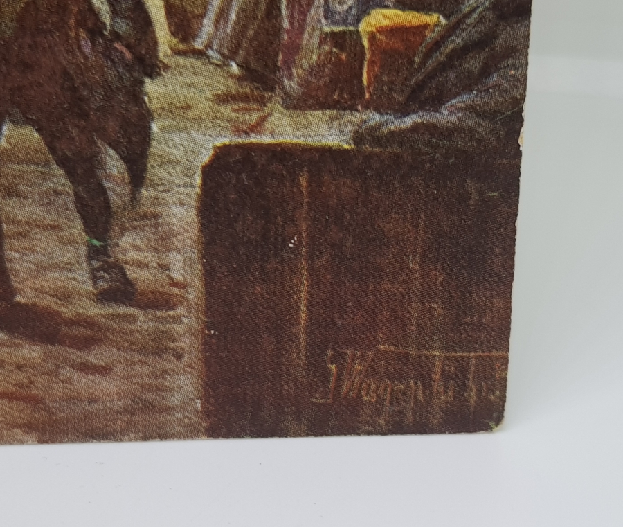 KAPALIÇARŞI GÖRSELLİ OSMANLI DÖNEMİ NADİR TABLO KARTPOSTAL