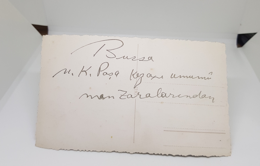 BURSA-MUSTAFAKEMALPAŞA CUMHURİYET BAŞLARI SİYAH-BEYAZ FOTOĞRAF