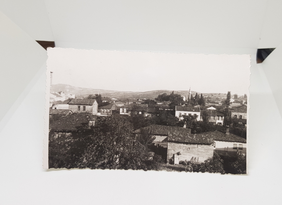 BURSA-MUSTAFAKEMALPAŞA CUMHURİYET BAŞLARI SİYAH-BEYAZ FOTOĞRAF