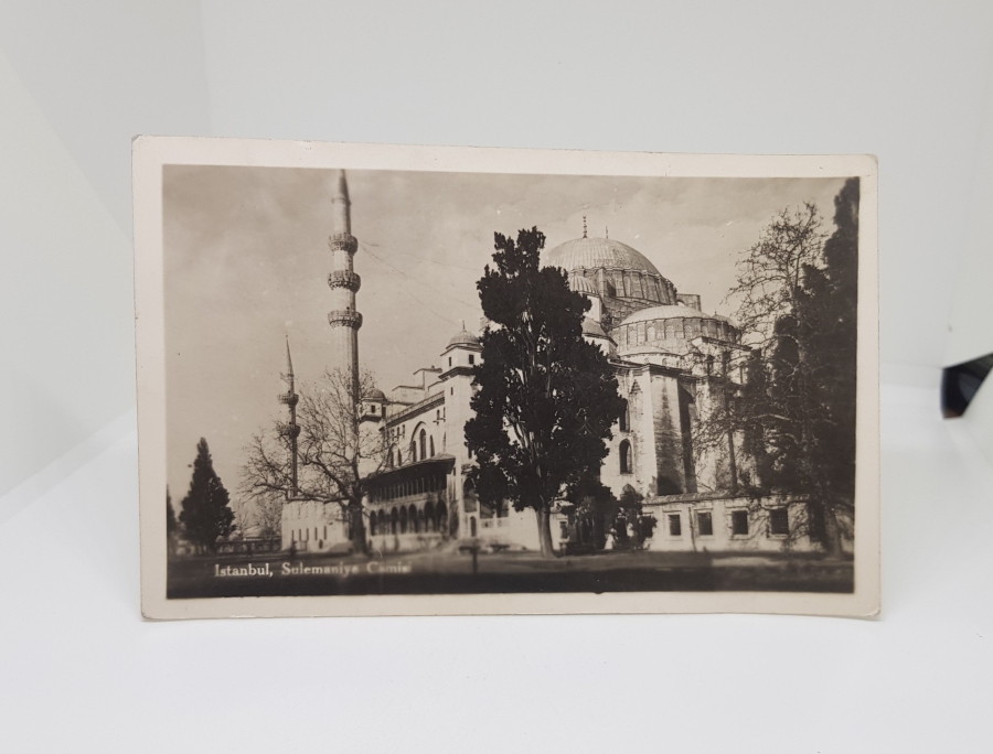 SÜLEYMANİYE CAMİ GÖRSELLİ CUMHURİYET BAŞLARI KARTPOSTAL