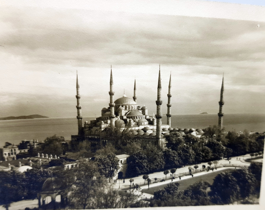 SULTAN AHMET CAMİ GÖRSELLİ CUMHURİYET BAŞLARI KARTPOSTAL