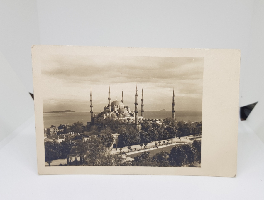 SULTAN AHMET CAMİ GÖRSELLİ CUMHURİYET BAŞLARI KARTPOSTAL