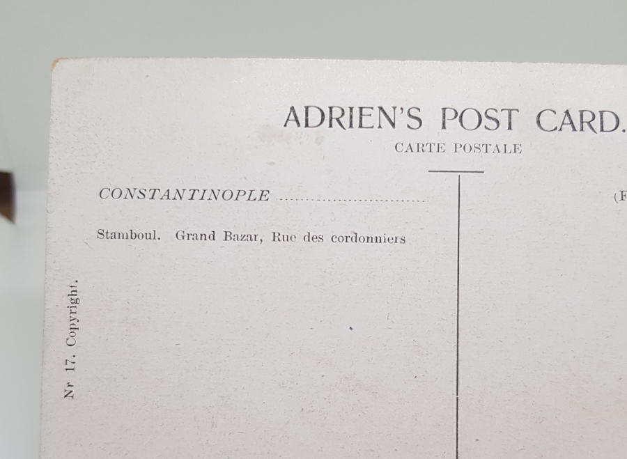 OSMANLI DÖNEMİ KAPALIÇARŞI GÖRSELLİ TABLO KARTPOSTAL