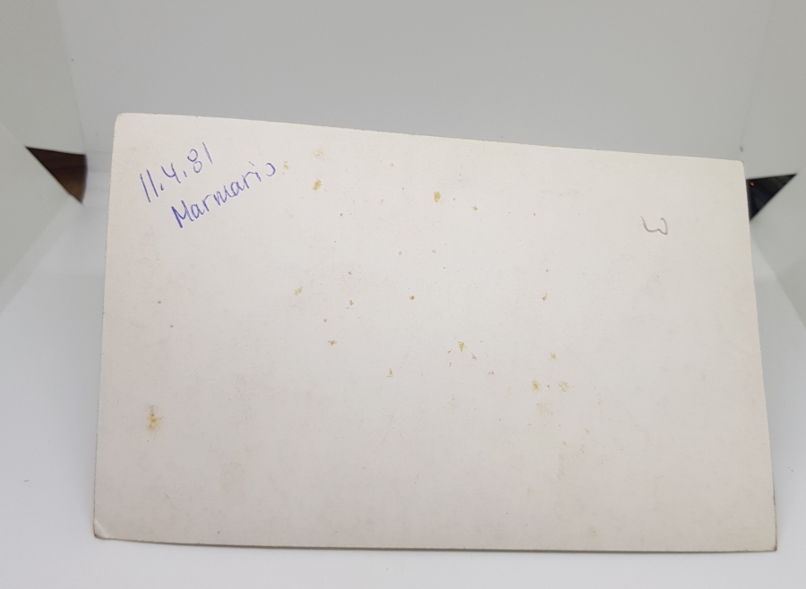 1981 YILI SİYAH-BEYAZ MARMARİS FOTOĞRAF