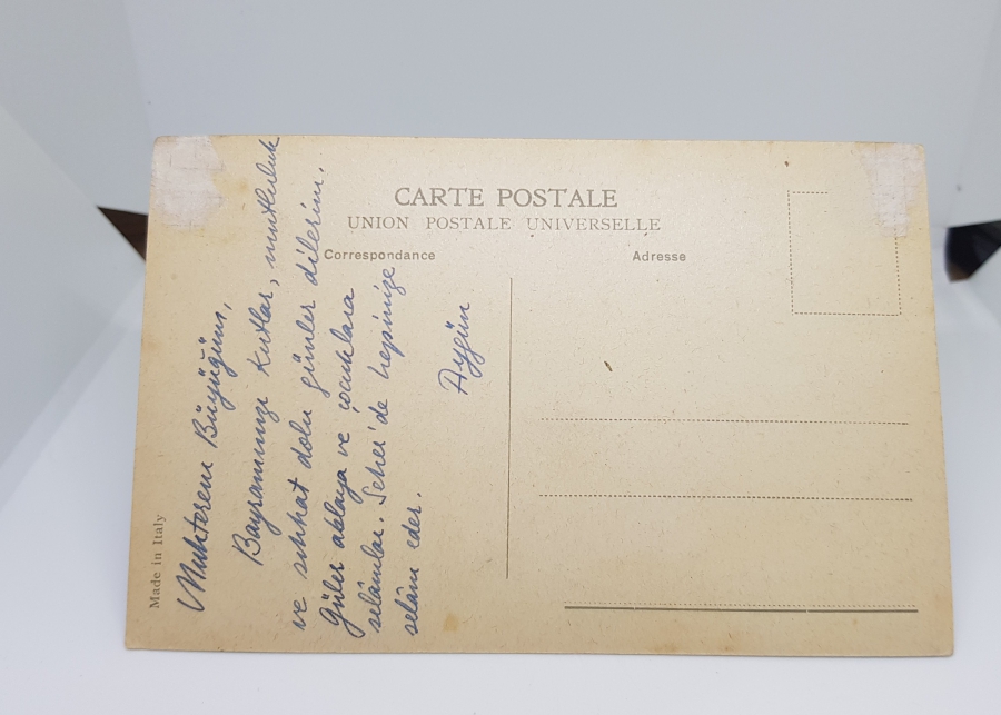 İSTANBUL GALATA GÖRSELLİ OSMANLI DÖNEMİ İTALYAN BASKI KARTPOSTAL