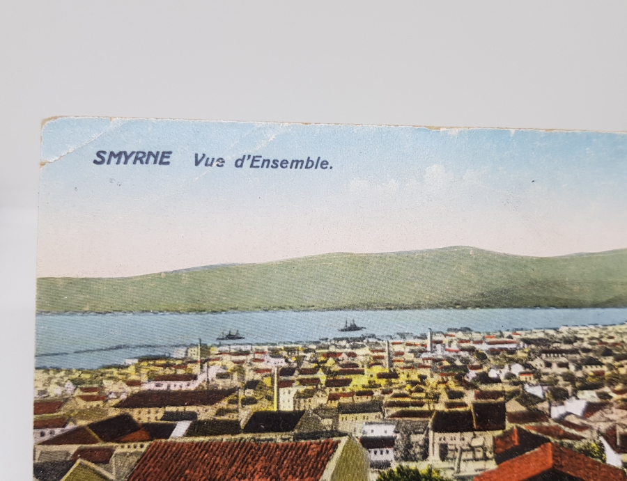 İZMİR GENEL GÖRÜNÜŞLÜ OSMANLI DÖNEMİ KARTPOSTAL