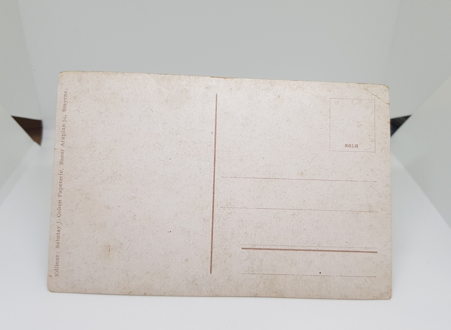 İZMİR GENEL GÖRÜNÜŞLÜ OSMANLI DÖNEMİ KARTPOSTAL