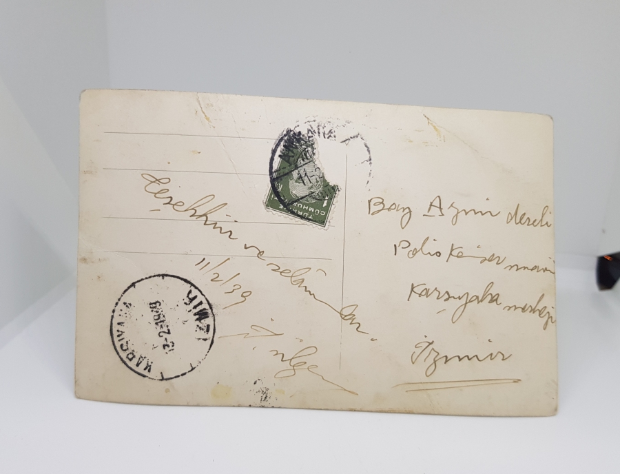 1939 TARİHLİ ANKARA KIZ ENSTİTÜSÜ GÖRSELLİ SİYAH-BEYAZ FOTOĞRAF