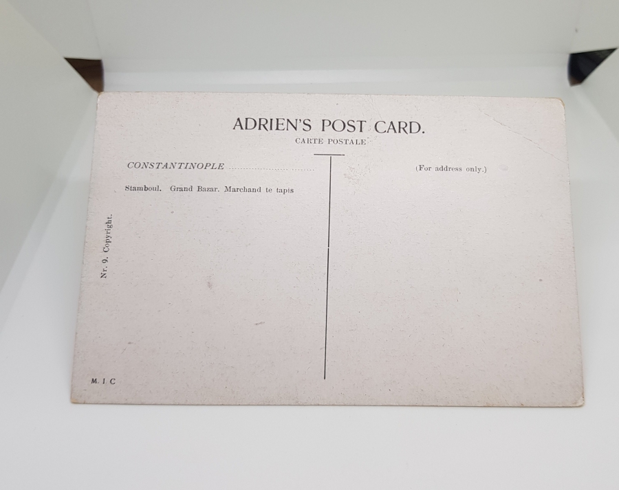 KAPALIÇARŞI GÖRSELLİ OSMANLI DÖNEMİ NADİR TABLO KARTPOSTAL